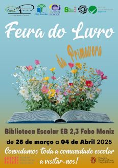 Cartaz Feira do Livro Febo Moniz