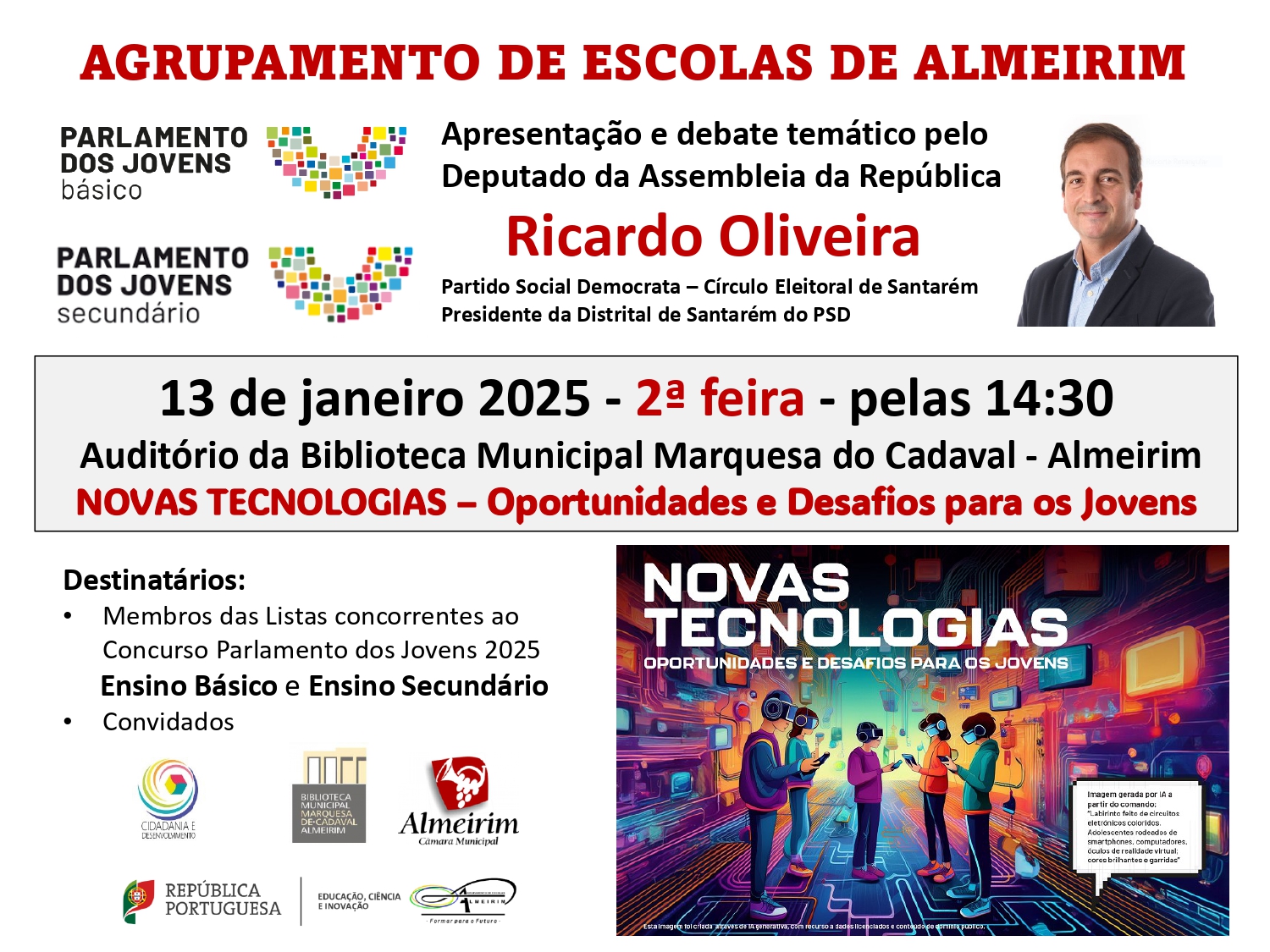 Cartaz Parlamento dos Jovens 24 25 Debate Ricardo Oliveira page 0001